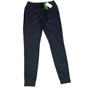 NWT Halara High Waisted Drawstring Side Pocket Full Length Joggers L Black #103Y